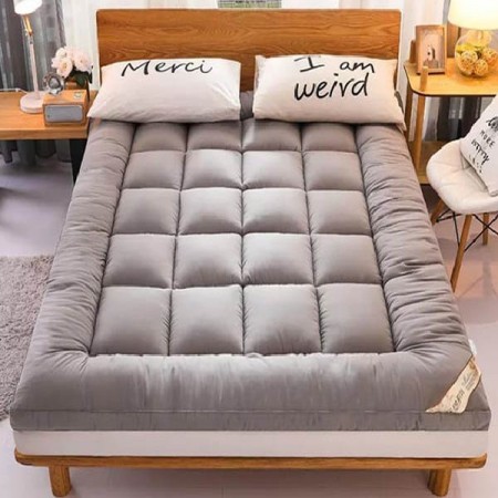 6/7 Feet Deluxe Mattress Topper [ash colour]