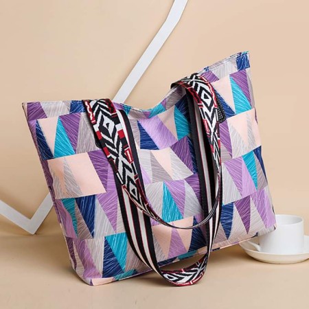 Floral print handbag