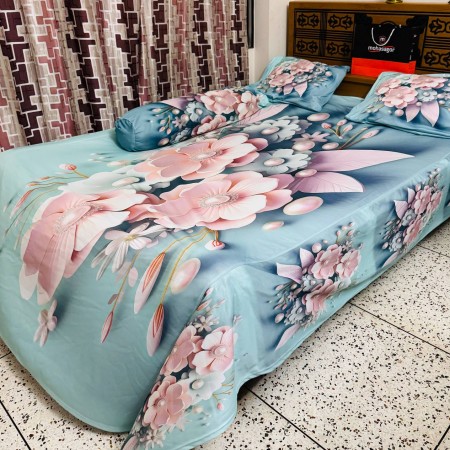 China Premium 3D Design Bed Sheet 4