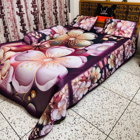 China Premium 3D Design Bed Sheet 8