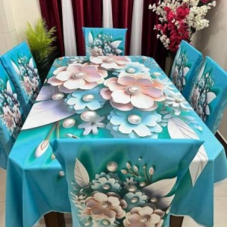 China Premium 3D Print Table Cloth Set 1