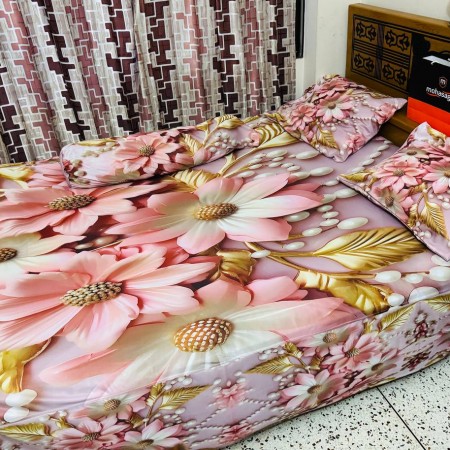 Premium 3D Design Bed Sheet 7