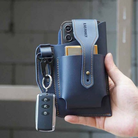Mobile phone Waist Bag- Navy Blue