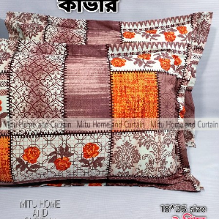 Bedsheet matching pillow cover 2 pic