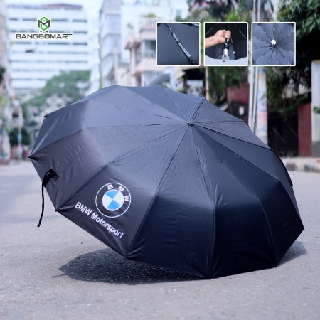 Black-BMW Motorsport 16 Ribs Auto Switch 3 in 1 Umbrella
