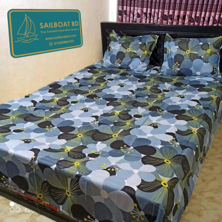 ৩ পিসের বেডসিট সেট -১ (mixed cotton)