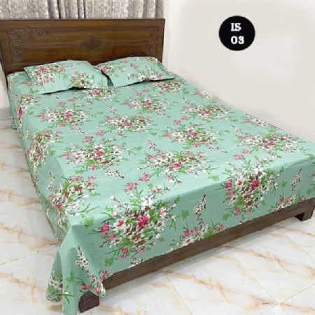 ৩ পিসের বেডসিট সেট - 19 (mixed cotton)